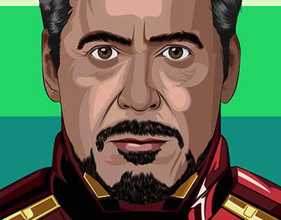 Robert Downey Jr_Vector portrait
