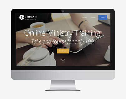 Corban School of Ministry Promotional Landing Page