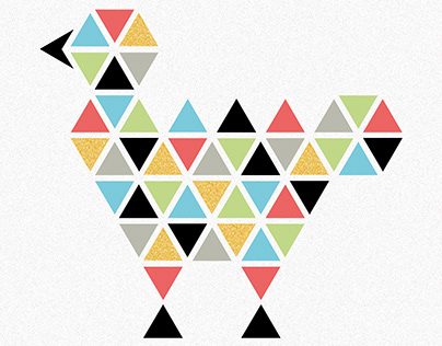 Geometric Bird (Color)