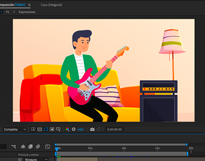 Corto animado en Adobe After Effects / Ableton Live