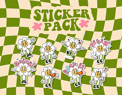 Clementine - Character design - Sticker Pack