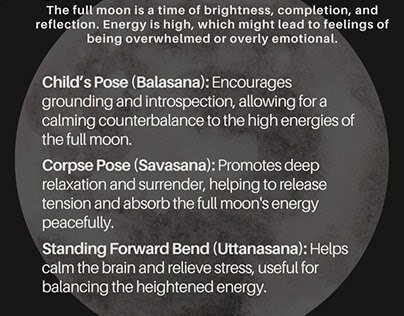 Yoga Poses For The Full Moon
