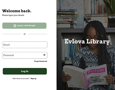 Library Website design