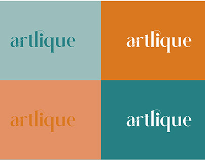Artlique brand identity