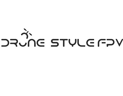 Logo. Drone style FPV