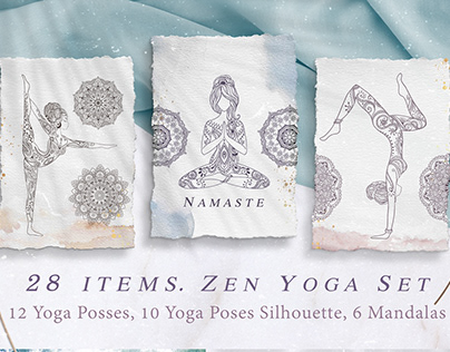28 items. Zen Yoga Set