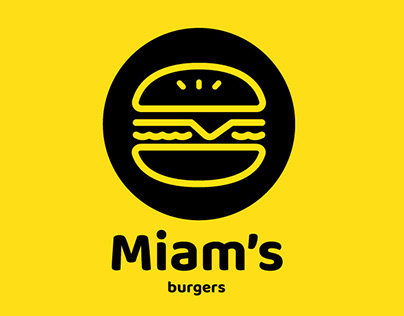 Miam's burgers : Brand identity