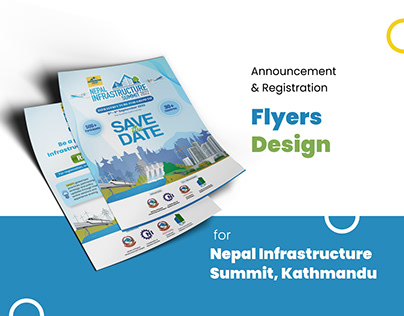 FLYER DESIGN FOR NEPAL INFRASTRUCTURE SUMMIT 2022