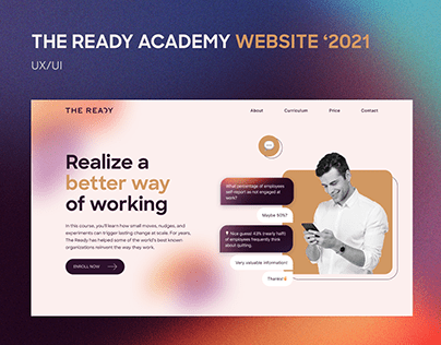 The Ready Academy Website 2021