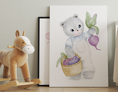"TEDDY BEARS" characters for an A to Z children's book