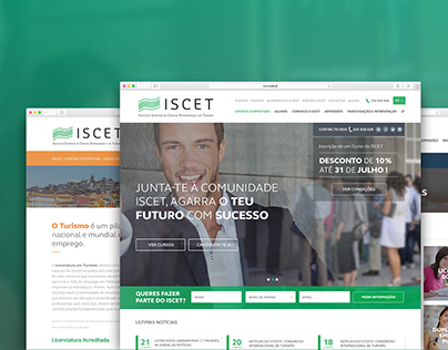 Iscet- Webdesign • 2016