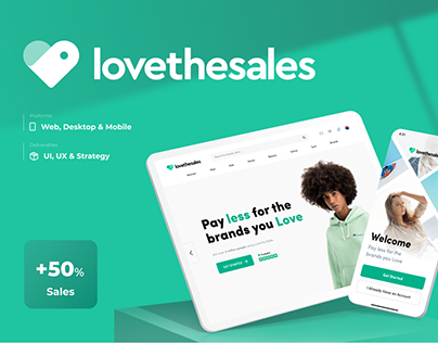 Love The Sales - Ecommerce Redesign with +50% in Sales