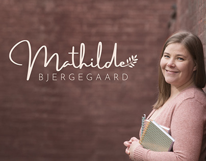 Visuel identitet til Mathilde Bjergegaard