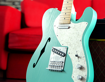 Fender Telecaster Thinline Teal Green