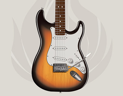 Vector illustration of Stratocaster
