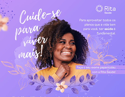 KV Campanha Março Lilás - Rita Saúde