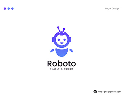 Chat Bot | Roboto Design Concept | Logo Designer