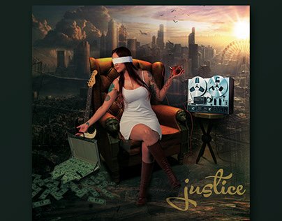 Justice | projeto gráfico para o disco de Luciano Bilu
