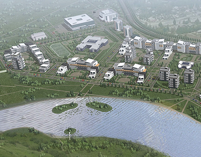 Visualisation of Residential Area. Year 2013