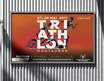 Affichage // Triathlon Montauban