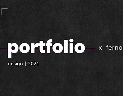 Portfolio 2021 - Fernanda Morrill