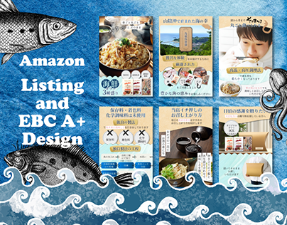 Seafood assortment gift / Amazon Listing, EBC A+