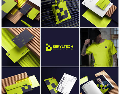 Logo Design for company beryltech 3d logo new logo