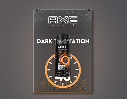 AXE Perfume ad poster design