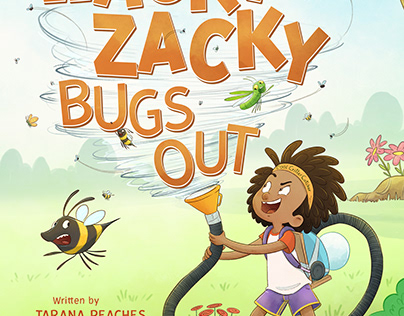 Illustration of the book "Wacky Zacky Bugs Out"
