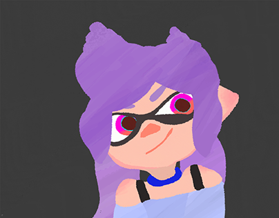 Purple inkling art request finished!