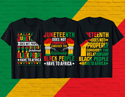 Juneteenth- Black History Month T shirt Design Bundle