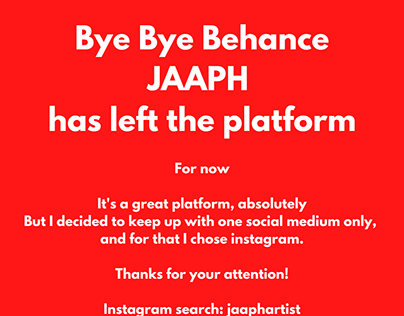 JAAPH has left the platform