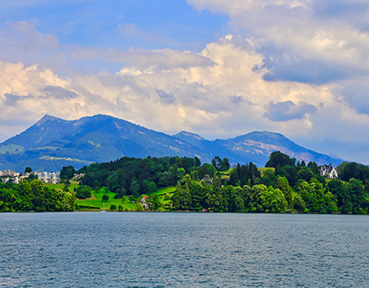 Lucerne Lake views, Switzerland.