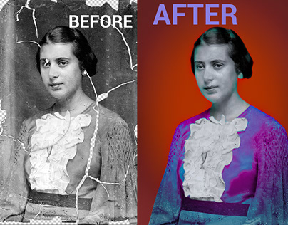 restore old photo , fix repair colorize old photos