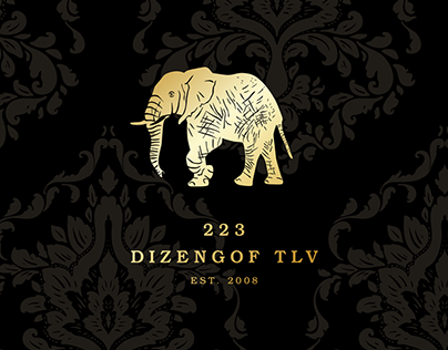 223 Dizengof Tel Aviv Bar Branding
