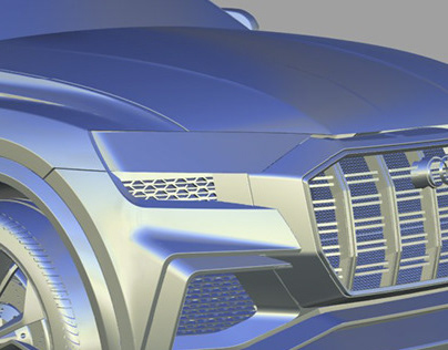 Audi Q8 concept-Autodesk alias CAS modelling