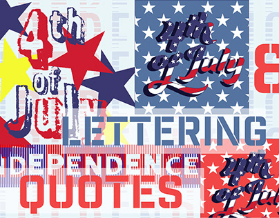 4th of July - Lettering & Quotes