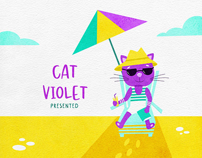 Character designs Cat Violet