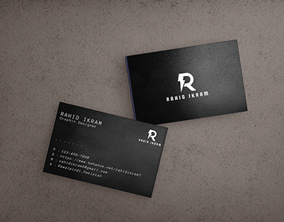 Just finished creating a Business Card for Rahid Ikram