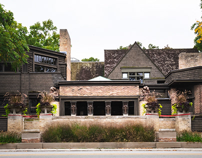Frank Lloyd Wright's House and Studio.