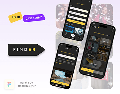 Finder Mobile App UX UI Case Study