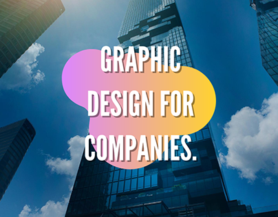 Graphic design for companies.