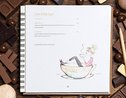cafe joya menu design
