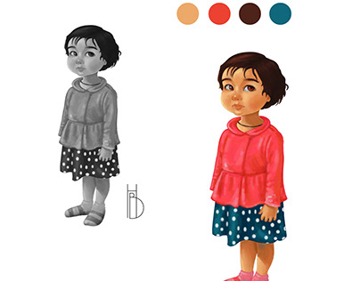 Character Design - Little Girl