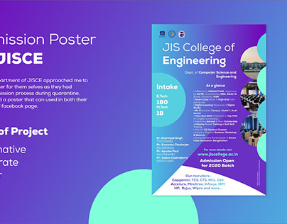 Admission Poster for JISCE