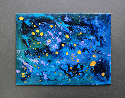 Galaxy oil / canvas / panel 18x24 2017