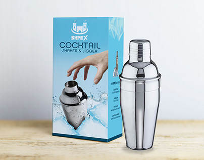 Cocktail shaker packaging