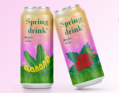 Package design "Spring drink"
