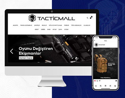TACTİCMALL / E-COMMERCE WEBSİTE DESİGN