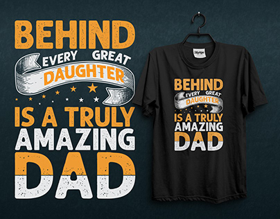 Father T-shirt Design.